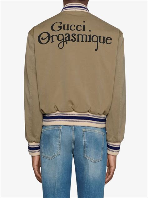 orgasmique gucci|Reversible jacket with Gucci Orgasmique .